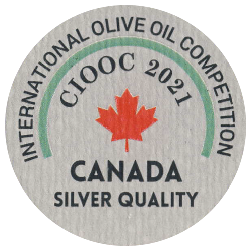 Oblivion Olivenöl. International Olive Oil Competition - CIOOC 2021 - Canada - Silver Quality